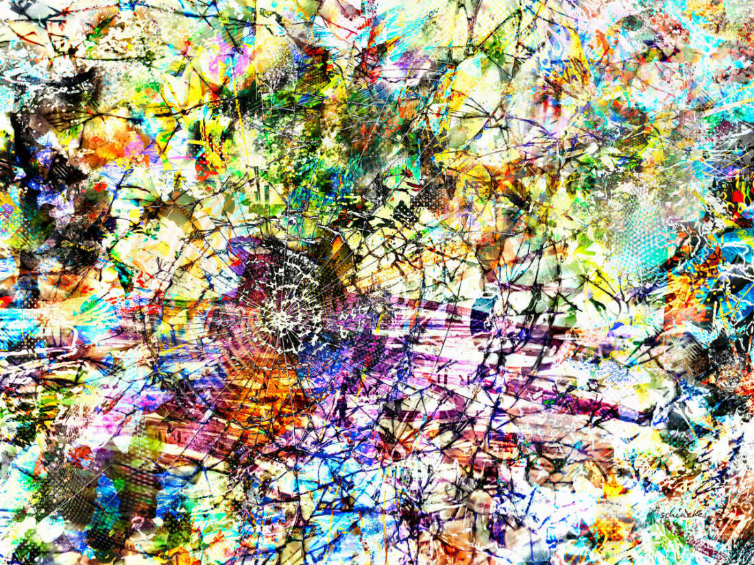 Entgleisung, Schinzke, 2023, Digital Composing, 31,5 × 42 cm