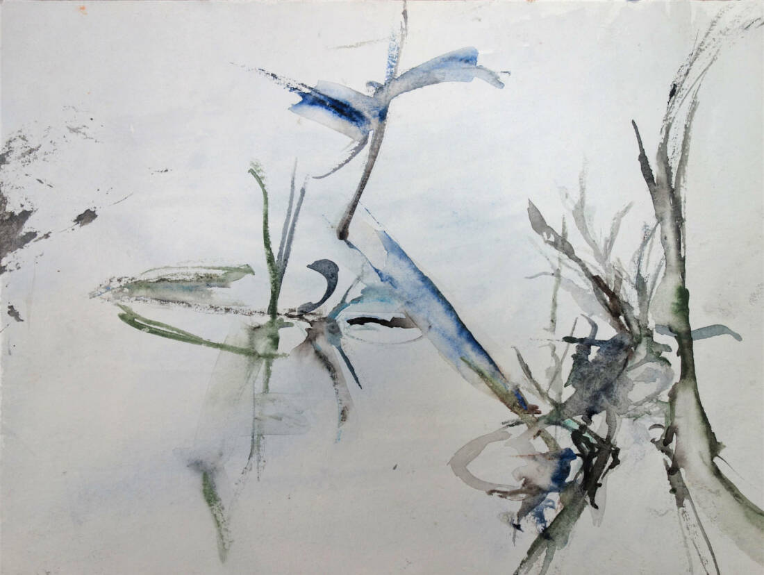 Claudia Bormann, Rice II, 2023, Aquarell, 24 × 32 cm