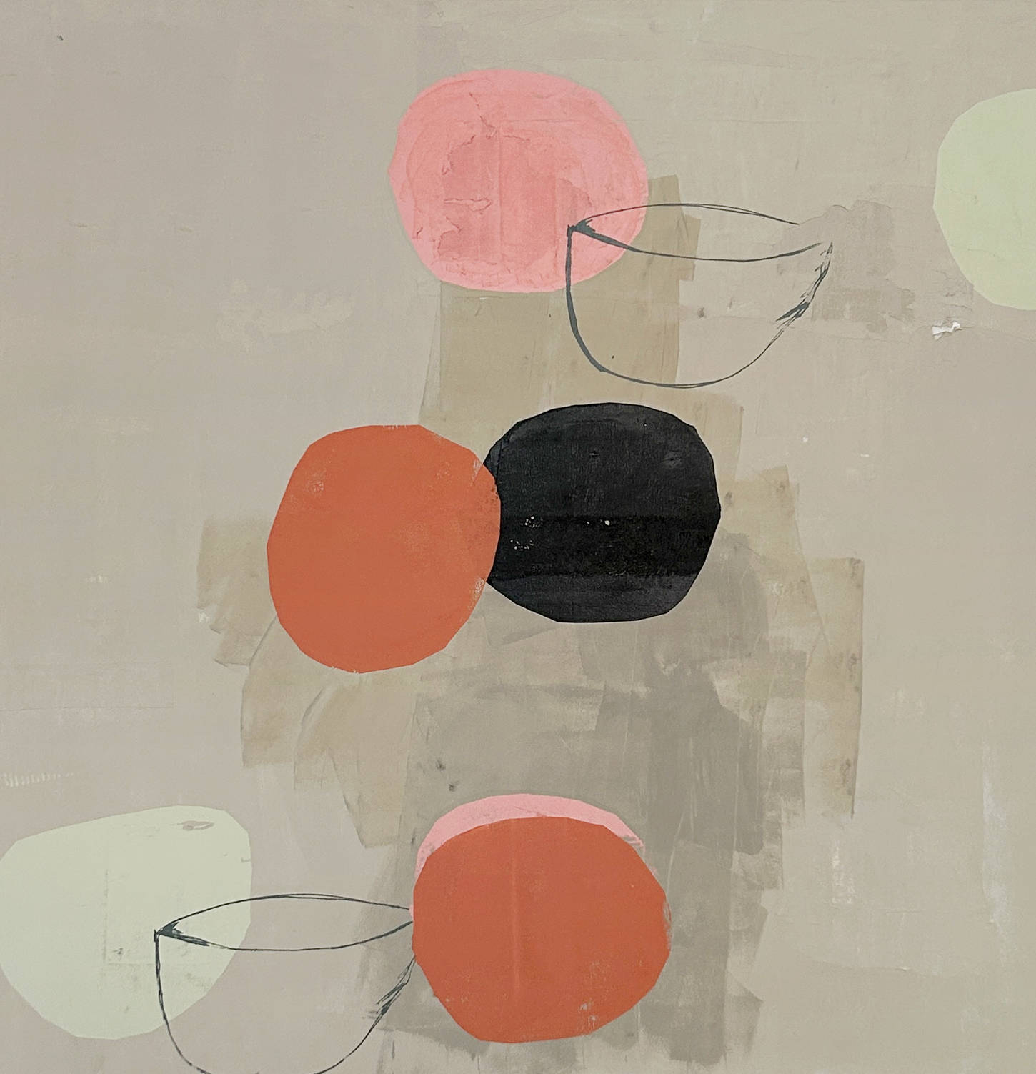 Formen, Antonia Lindenberg, 2022, 120 × 120 cm