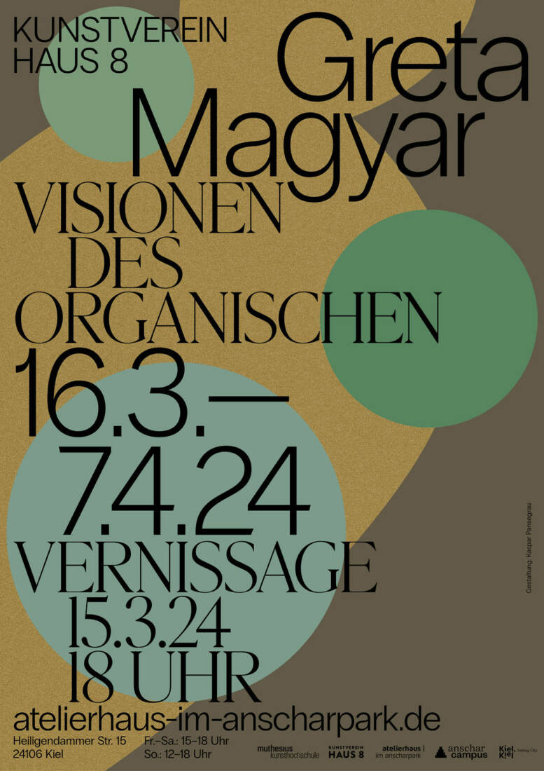 »Visionen des Organischen«, Greta Magyar, 2024, Plakatgestaltung, A1