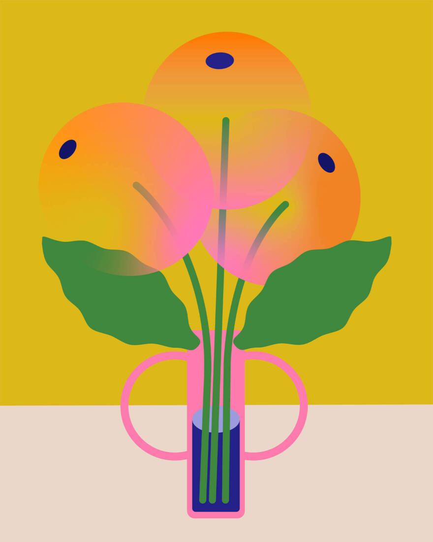 Vase, 2025, digitale Illustration