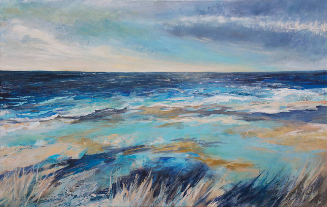 Weiter Horizont, 2024, Acryl, 95 x 150 cm