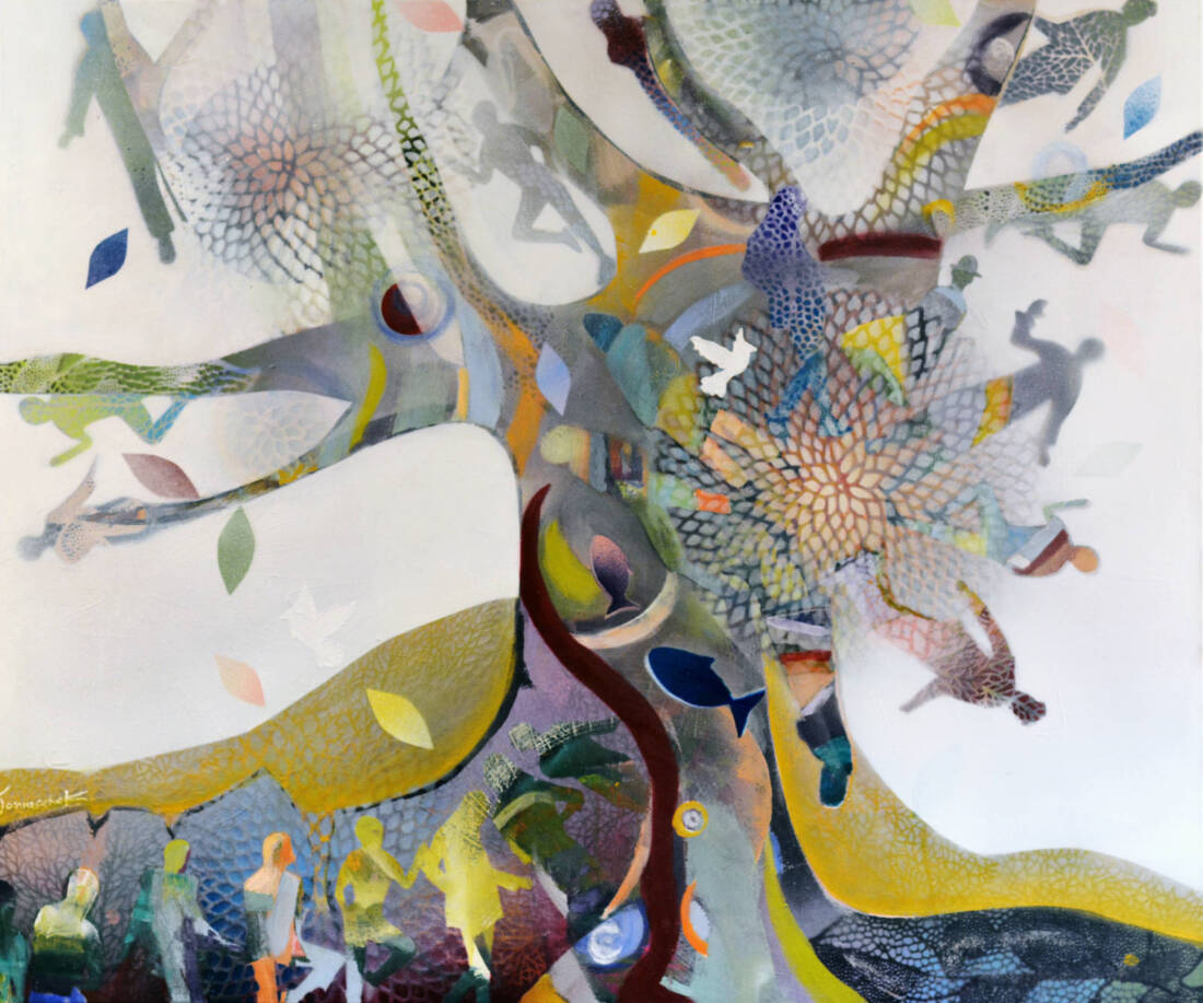 Alles Vergeht, 2024, Acryl, 100 × 120 cm