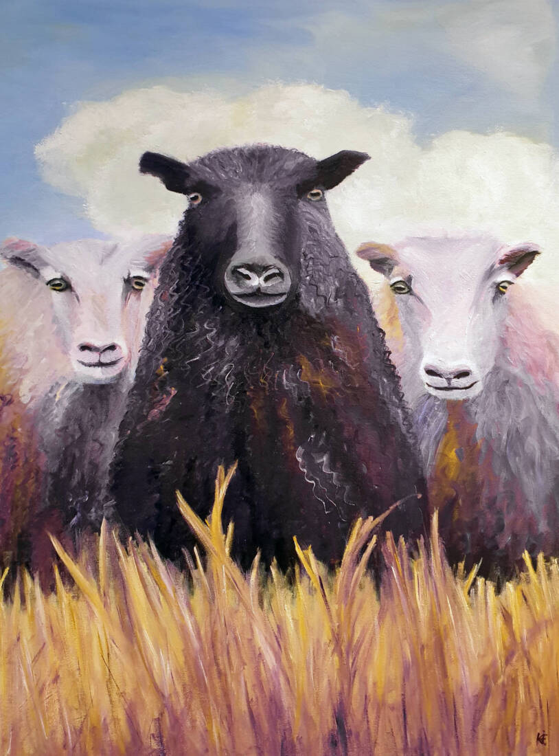 Heike Hoffmeister, o.T., 2025, Öl, 70 × 50 cm