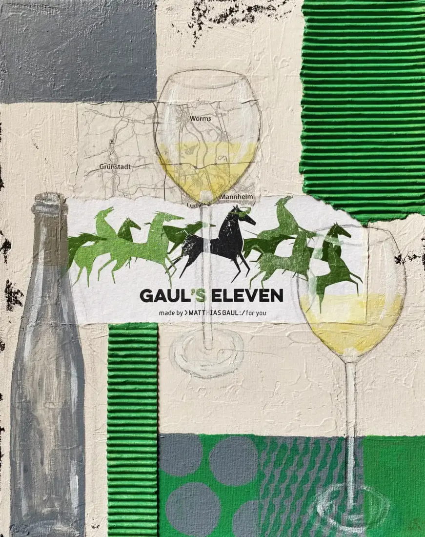 Gauls' Eleven, 2026, Collage, 30 × 24 cm
