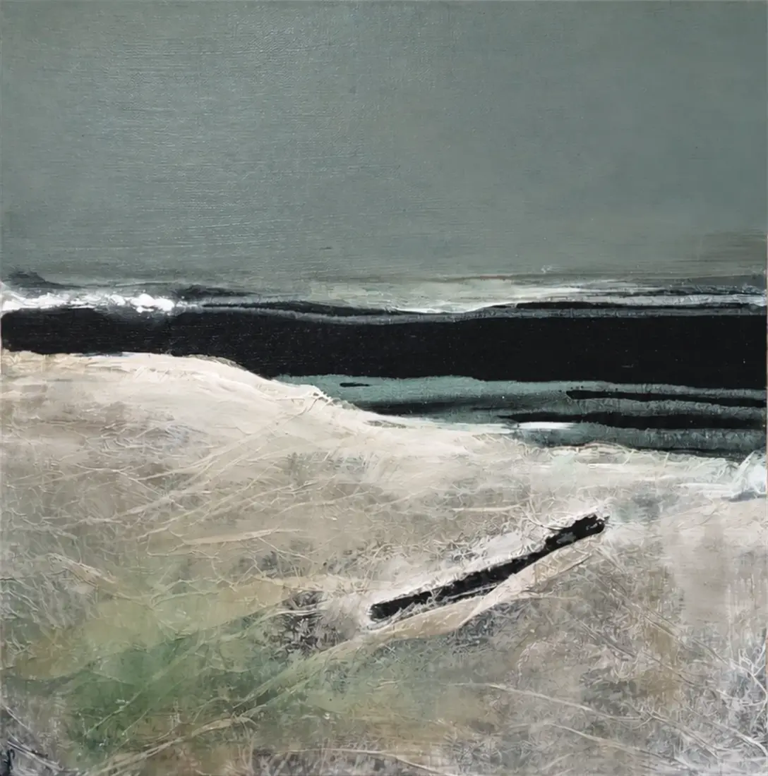 Nordsee, 2026, Mixed-Media, 50 × 50 cm