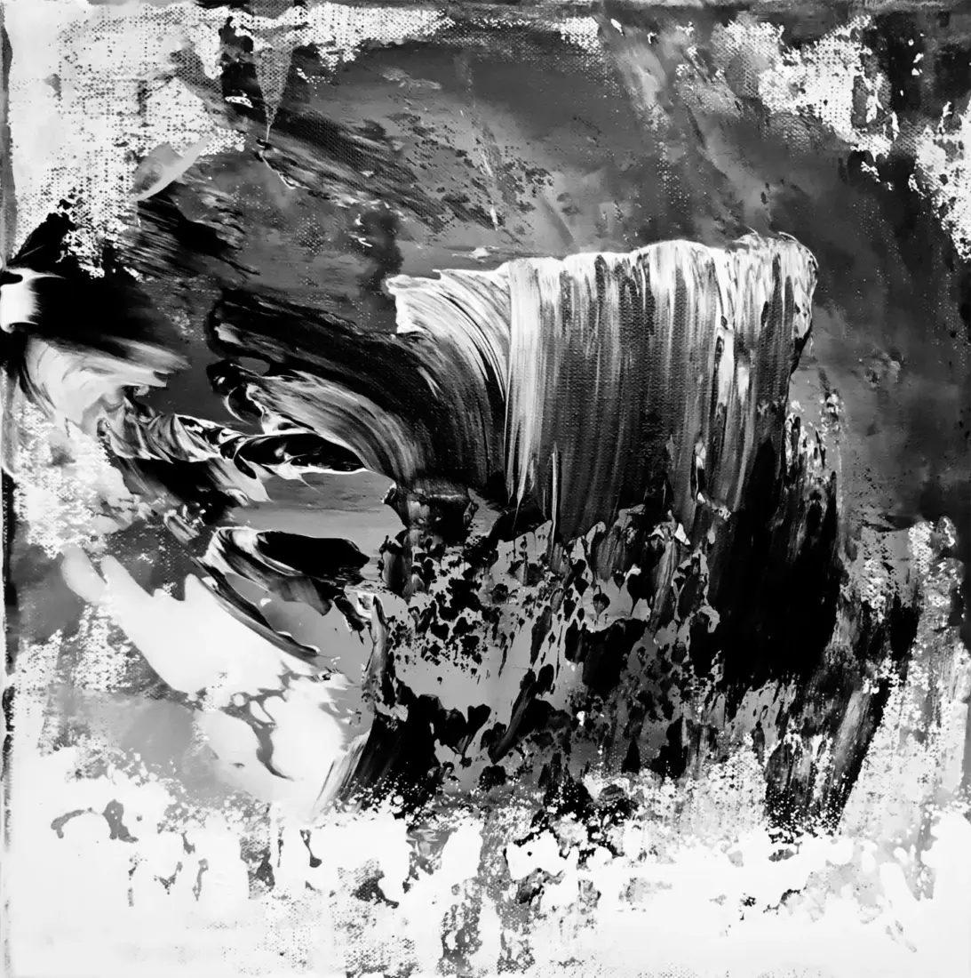 Bee Free, 2026, Acryl auf Leinwand, 100 × 100 cm