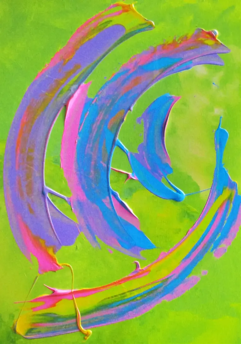 Banana Boat, 2024, Acrylmalerei, 50 × 70 cm