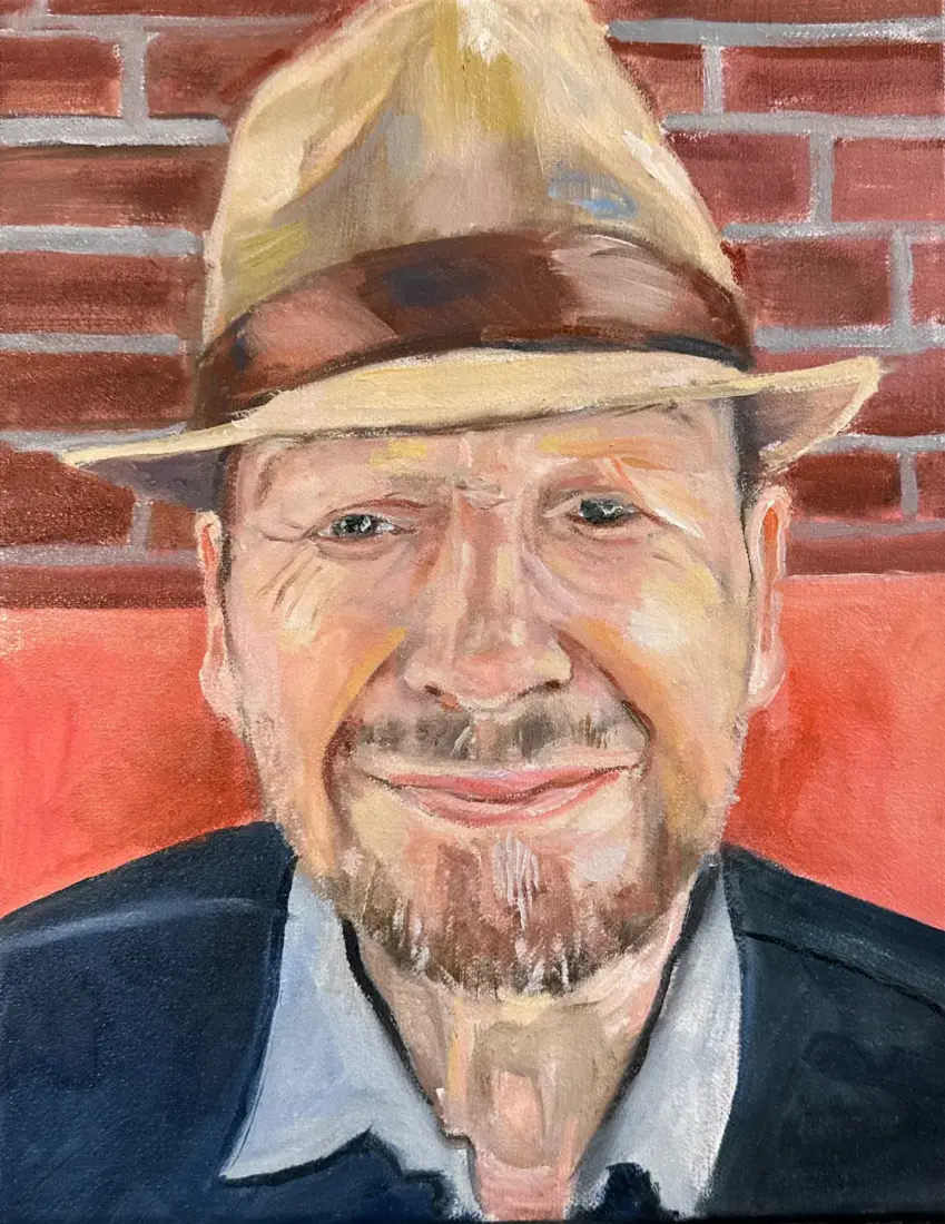 Rainer, 2025, Ölmalerei, 30 × 24 cm