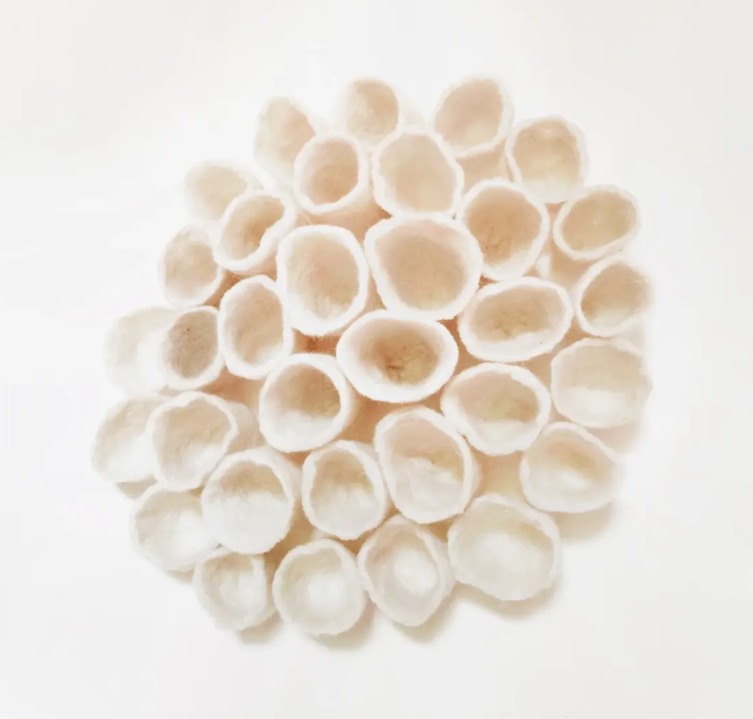 Schalenkreis, 2026,Filz,35*35cm
