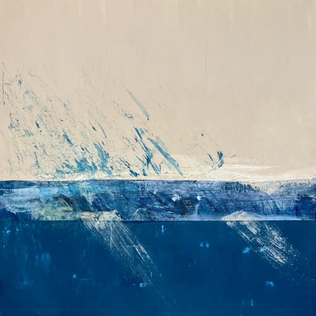 o.T., 2026, Acryl, 20 × 20 cm
