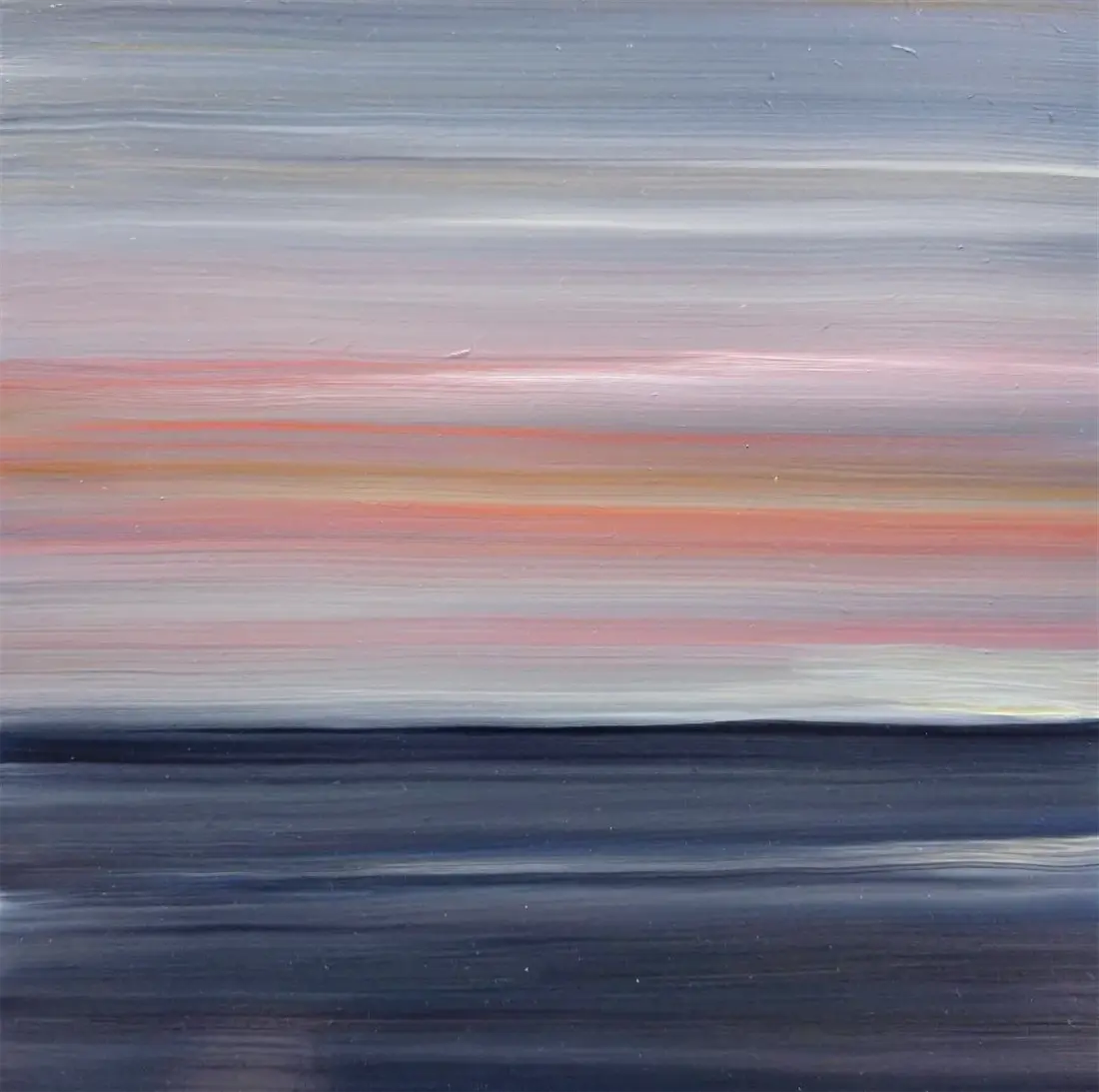 2026, Öl auf MDF, 30 × 30 cm