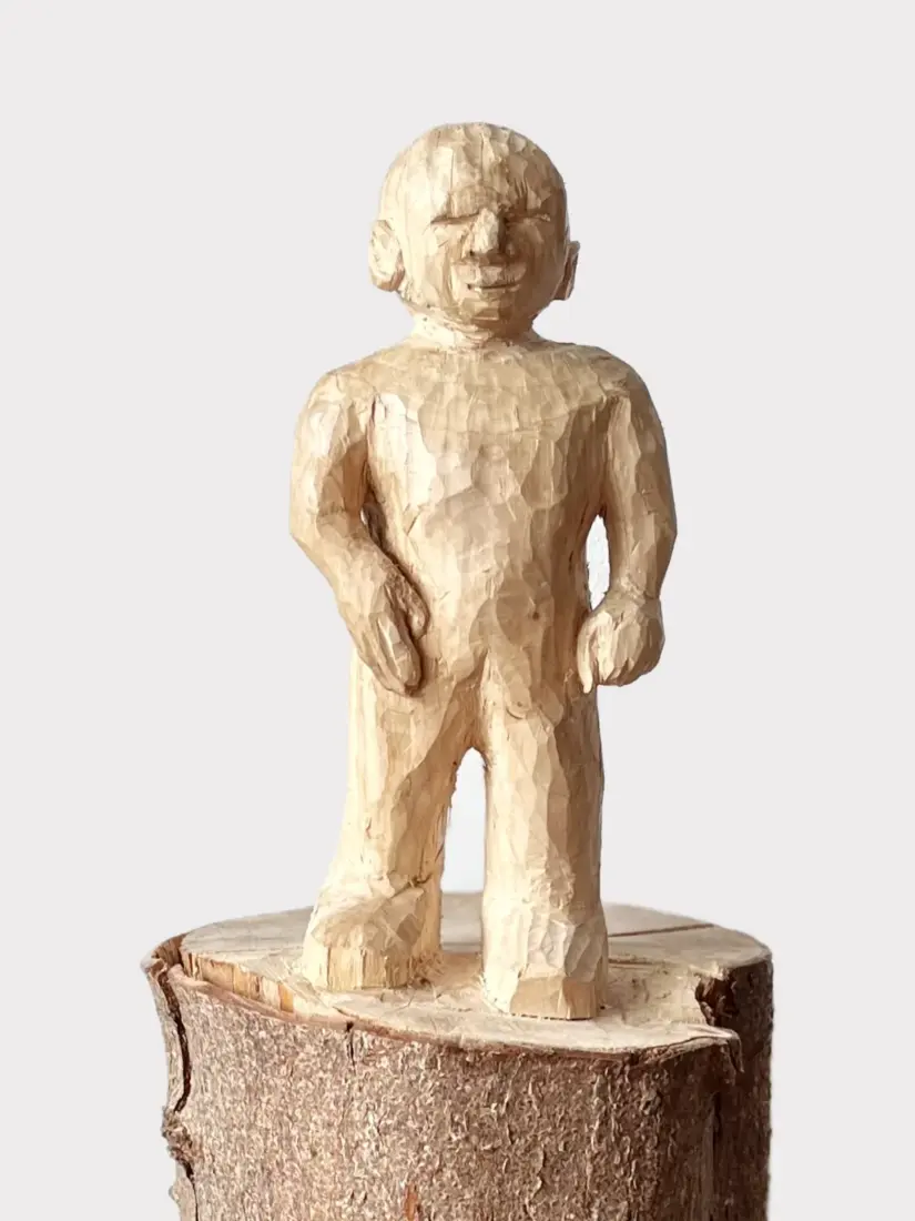 Stephan, Walter Kemlein, 2025, Kastanienholz, 80 cm